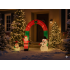 Arcada gonflabila de Craciun pentru exterior, iluminare LED, compresor integrat, 240x140x60 cm, multicolor [4]