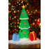 Brad de Craciun de exterior gonflabil, iluminare LED, cu compresor integrat, 180x80x80 cm, verde [5]
