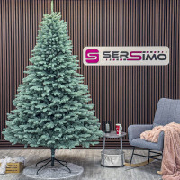 Brad artificial Christmas Deluxe by Sersimo, Laponia Select argintiu, integral 3D, 230cm Brad artificial Christmas Deluxe by Sersimo, Laponia Select argintiu, integral 3D, 230cm