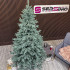 Brad artificial Christmas Deluxe by Sersimo, Viena Select argintiu, integral 3D, 230cm [9]