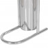 Stand cu perie WC si suport hartie igienica, inox, 72cm, argintiu [4]