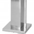 Stand cu perie WC si suport hartie igienica, inox, 75cm, argintiu [6]