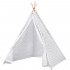 Cort copii Sersimo stil indian Teepee Tent cu fereastra, alb gri zig zag [8]