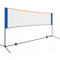 Fileu pentru badminton, tenis sau volei, cu inaltime reglabila, 305x103cm Fileu pentru badminton, tenis sau volei, cu inaltime reglabila, 305x103cm