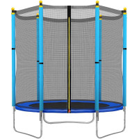 Trambulina Blue, cu plasa de protectie exterioara, 140 cm