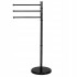 Suport cuier pentru prosoape cu 3 brate, inaltime 86cm, negru [8]