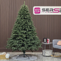 Brad artificial Christmas Deluxe by Sersimo, Alaska, verde, mix 2D+3D, 210 cm