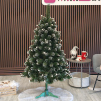 Brad artificial Christmas Deluxe by Sersimo, Crystal nins cu merisoare, 2D, 150cm