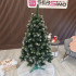 Brad artificial Christmas Deluxe by Sersimo, Crystal nins cu merisoare, 2D, 150cm [6]
