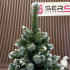 Brad artificial Christmas Deluxe by Sersimo, Crystal nins cu merisoare, 2D, 150cm [11]