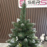 Brad artificial Christmas Deluxe by Sersimo, Diamant, 2D+3D, 150cm [13]