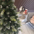 Brad artificial Christmas Deluxe by Sersimo, Diamant, 2D+3D, 150cm [5]