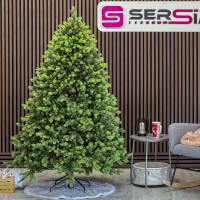 Brad artificial Sersimo, Hollandia, verde cu varfuri verzi, integral 3D, 180 cm Brad artificial Sersimo, Hollandia, verde cu varfuri verzi, integral 3D, 180 cm