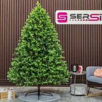 Brad artificial Sersimo, Hollandia, verde cu varfuri verzi, integral 3D, 210 cm Brad artificial Sersimo, Hollandia, verde cu varfuri verzi, integral 3D, 210 cm