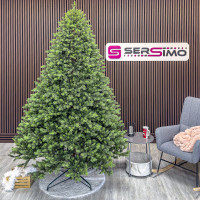 Brad artificial Sersimo, Hollandia, verde cu varfuri verzi, integral 3D, 230 cm Brad artificial Sersimo, Hollandia, verde cu varfuri verzi, integral 3D, 230 cm