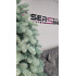 Brad artificial Christmas Deluxe by Sersimo, Kovalivska argintiu, 3D, 210 cm [7]