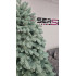 Brad artificial Christmas Deluxe by Sersimo, Kovalivska argintiu, 3D, 210 cm [9]