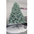 Brad artificial Christmas Deluxe by Sersimo, Kovalivska argintiu, 3D, 210 cm [11]