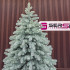 Brad artificial Christmas Deluxe by Sersimo, Kovalivska argintiu, 3D, 250 cm [9]