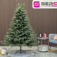 Brad artificial Christmas Deluxe by Sersimo, Norvegia verde, mix 2D+3D, 180 cm Brad artificial Christmas Deluxe by Sersimo, Norvegia verde, mix 2D+3D, 180 cm