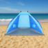 Cort plaja pentru 2 persoane, cu protectie UV si podea izolanta, 200x120x120 cm, albastru [9]