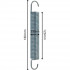 Arc trambulina din otel galvanizat, lungime 180 mm, compatibil trambuline 366 cm - 396 cm [4]