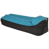 Saltea gonflabila pentru plaja cu pliere rapida, maxim 180kg, 180x70x50 cm, albastru si negru Saltea gonflabila pentru plaja cu pliere rapida, maxim 180kg, 180x70x50 cm, albastru si negru