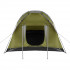 Cort camping 4 persoane, impermeabil 3000 mm, 200x200x115 cm, plasa insecte, verde [3]