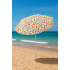 Umbrela plaja 180 cm cu imprimeu fructe, structura otel, reglabila pe inaltime si inclinare, multicolor [15]