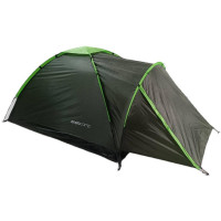 Cort camping 2 persoane cu veranda, impermeabil 3000 mm, 275x150x105 cm, verde Cort camping 2 persoane cu veranda, impermeabil 3000 mm, 275x150x105 cm, verde