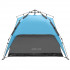 Cort camping 3 persoane, automat cu sistem pop-up, 2 intrari, 2000 mm, 210x180x140 cm, albastru [2]