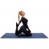 Saltea pentru antrenament, yoga, fitness, aerobic, pilates, exercitii la sol, 183x61cm, albastru [15]