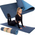 Saltea pentru antrenament, yoga, fitness, aerobic, pilates, exercitii la sol, 183x61cm, albastru [19]