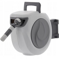 Tambur automat pentru furtun de gradina, 30m, montare pe perete, pivotant, retractabil