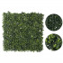 Panou decorativ artificial 50x50 cm, montare pe perete sau gard, buxus mic, interior/exterior [2]