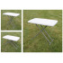 Masa pliabila 76x50 cm, inaltime reglabila 36-71 cm, pentru terasa, gradina sau camping, HDPE alb [2]