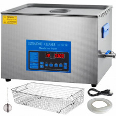 Aparat de curatat cu ultrasunete, Capacitate 22 l, 200W, frecventa ultra-inalta 40 kHz, Inox, 0-80℃, 8 traductoare Aparat de curatat cu ultrasunete, Capacitate 22 l, 200W, frecventa ultra-inalta 40 kHz, Inox, 0-80℃, 8 traductoare