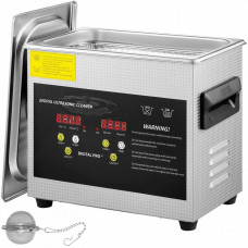 Aparat de curatat cu ultrasunete, Capacitate 3 l, 200W, frecventa ultra-inalta 40 kHz, Inox, 0-80℃ Aparat de curatat cu ultrasunete, Capacitate 3 l, 200W, frecventa ultra-inalta 40 kHz, Inox, 0-80℃