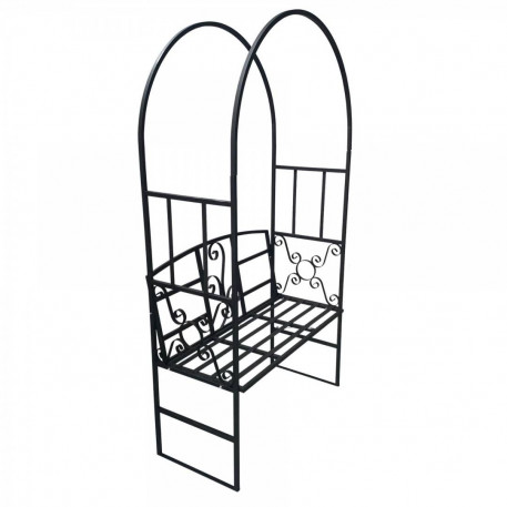 Arcada cu banca pentru flori agatatoare Vivatechnix VMD-1034, dimensiune 207x114x50 cm [1]