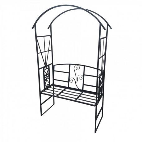 Arcada cu banca pentru flori agatatoare Vivatechnix VMD-1037, dimensiune 206x114x50 cm [1]