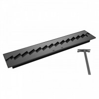 Arzator incastrabil, Bioetanol, 846 x 150 x 75 mm, Otel, Negru, pentru Interior/Exterior Arzator incastrabil, Bioetanol, 846 x 150 x 75 mm, Otel, Negru, pentru Interior/Exterior