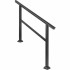 Balustrada aluminiu, 2-3 trepte Vivatechnix Negru Mat, Inaltime 89.5cm, lungime 121 cm, pozitii reglabile [3]