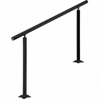Balustrada aluminiu, max 5 trepte Vivatechnix Negru Mat, Inaltime 91 cm, lungime 152.8 cm, pozitii reglabile Balustrada aluminiu, max 5 trepte Vivatechnix Negru Mat, Inaltime 91 cm, lungime 152.8 cm, pozitii reglabile