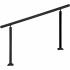 Balustrada aluminiu, max 5 trepte Vivatechnix Negru Mat, Inaltime 91 cm, lungime 152.8 cm, pozitii reglabile [2]
