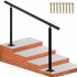 Balustrada aluminiu, max 5 trepte Vivatechnix Negru Mat, Inaltime 91 cm, lungime 152.8 cm, pozitii reglabile [4]