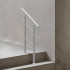 Balustrada inox, 1-2 trepte Vivatechnix, 800 x 104 x 1060 mm, Unghi reglabil 0Â° - 45Â°, accesorii prindere [4]