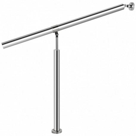 Balustrada inox, 1-2 trepte Vivatechnix, Inaltime 114 cm, lungime 80 cm, pozitii reglabile [1]