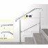 Balustrada inox pentru 2 sau 3 trepte Vivatechnix, Inaltime 86 cm, lungime 106 cm, pozitii reglabile [6]