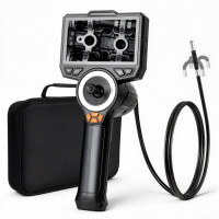 Camera endoscop cu ecran articulat 360Â°, 4 directii, Zoom 8X, ecran IPS HD de 4.5