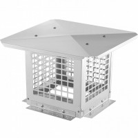Capac terminal patrat pentru cos de fum, Vivatechnix Inox, 229 x 229 mm Capac terminal patrat pentru cos de fum, Vivatechnix Inox, 229 x 229 mm